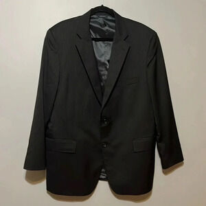 Brooks Brothers 1818 Regent Black pinstripe Wool suit coat/jacket‎ Men’s 46R